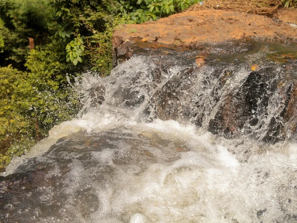 The view from the top of Klong Plu waterfall, Koh Chang. A great trek and you can swim there all day if you like.