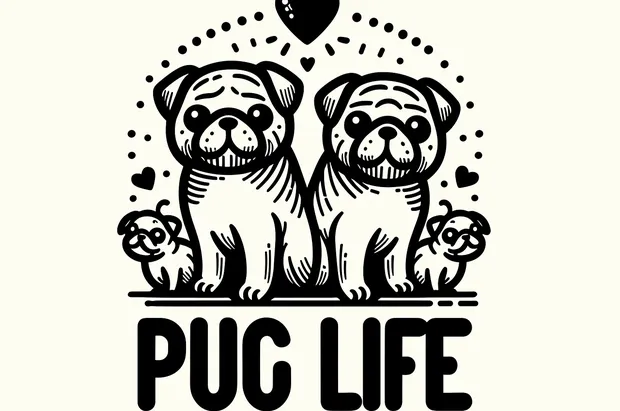 That little pug came running out of no where after me in Chiang Mai